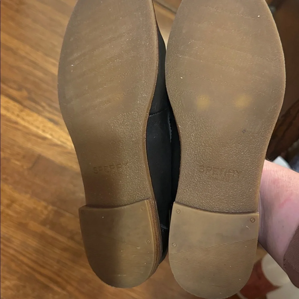 Sperry Black Leather Penny Loafers - Picture 6 of 6